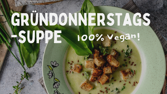 Vegane Gründonnerstagssuppe - einfaches & gesundes Rezept! (Neunkräutersuppe)