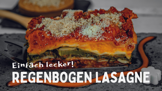 Rainbow Lasagne - vegan, kreativ & einfach lecker!