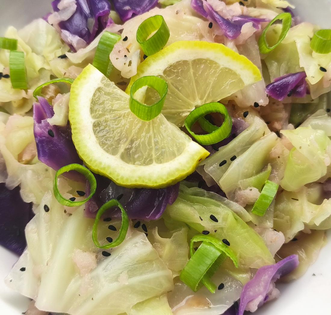 Spitzkohl mit Zitronen-Rahmsoße