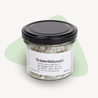 Kräuter-Blütensalz - scharf!